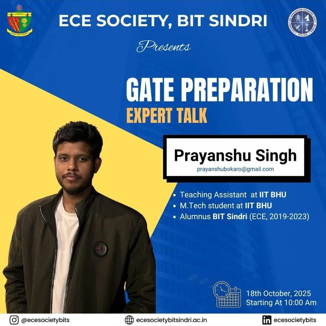 GATE PREP. EXPERT TALK